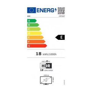 AOC/24E3QAF/23,8"/IPS/FHD/100Hz/4ms/Black/3R 24E3QAF