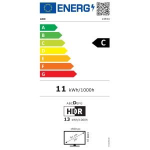 24" LED AOC 24E4U 24E4U