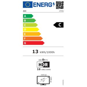 27" LED AOC 27E4U 27E4U