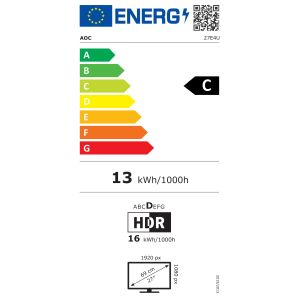 27" LED AOC 27E4U 27E4U