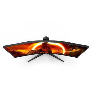 AOC/CU34G2XE-BK/34"/VA/3440x1440/144Hz/1ms/Blck-Red/3R CU34G2XE/BK