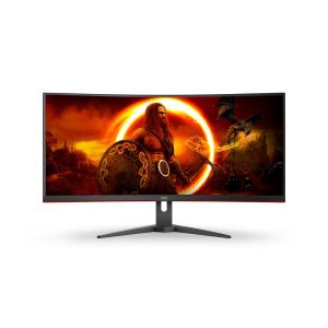 AOC/CU34G2XE-BK/34"/VA/3440x1440/144Hz/1ms/Blck-Red/3R CU34G2XE/BK