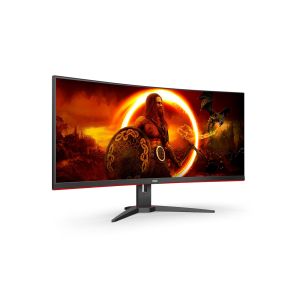 AOC/CU34G2XE-BK/34"/VA/3440x1440/144Hz/1ms/Blck-Red/3R CU34G2XE/BK