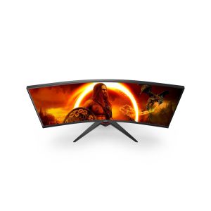 AOC/CU34G2XE-BK/34"/VA/3440x1440/144Hz/1ms/Blck-Red/3R CU34G2XE/BK