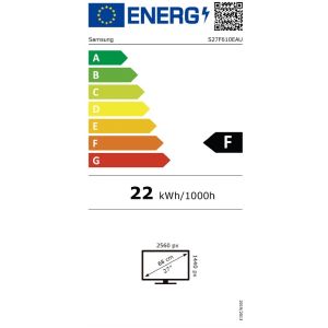 Samsung ViewFinity S6/LS27F610EAUXEN/27"/IPS/QHD/100Hz/5ms/Black/3R LS27F610EAUXEN