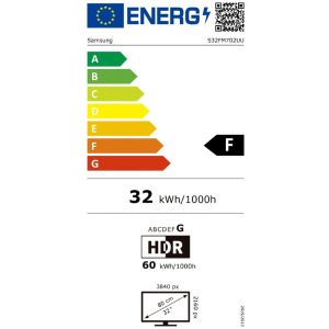 Samsung Smart Monitor/M70F/32"/VA/4K UHD/60Hz/4ms/Čierna/2R LS32FM702UUXDU
