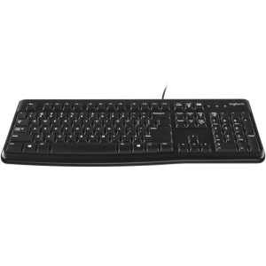 Logitech K120/Drôtová USB/RU layout/Čierna 920-002522