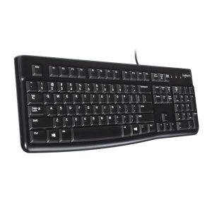 Logitech K120/Drôtová USB/RU layout/Čierna 920-002522
