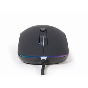 Gembird MUS-UL-02/Ergonomická/Optická/Pre pravákov/2 400 DPI/Drôtová USB/Čierna MUS-UL-02