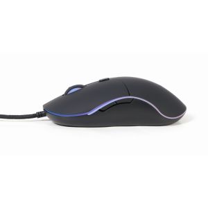 Gembird MUS-UL-02/Ergonomická/Optická/Pre pravákov/2 400 DPI/Drôtová USB/Čierna MUS-UL-02