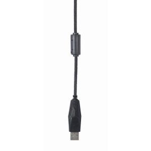 Gembird MUS-UL-02/Ergonomická/Optická/Pre pravákov/2 400 DPI/Drôtová USB/Čierna MUS-UL-02