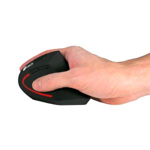 Myš C-TECH VEM-09C, vertikálna, 6 tlačidiel, 1,5m, VEM-09C