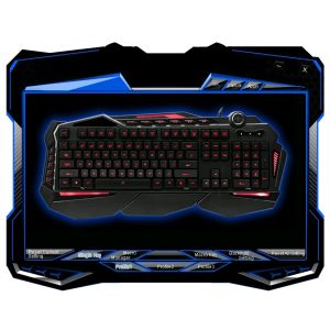 C-TECH Scorpia V2/Drôtová USB/ CZ- SK layout/Čierna GKB-119