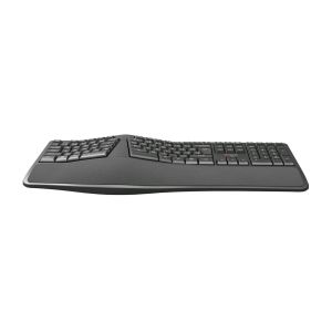 Klávesnica C-TECH KB-113E USB, ERGO, čierna, CZ/ SK KB-113E
