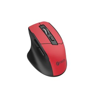C-TECH Ergo WLM-05/Ergonomická/Optická/Bezdrôtová USB/Červená WLM-05R