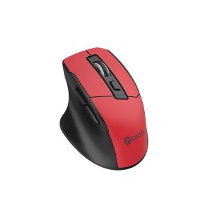 C-TECH Ergo WM-05/Ergonomická/Optická/Drátová USB/Červená WM-05R