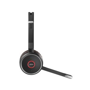 Jabra Evolve 75 SE/Stereo/ANC/BT/Bezdrať/MS/Čierna-červená 7599-842-109