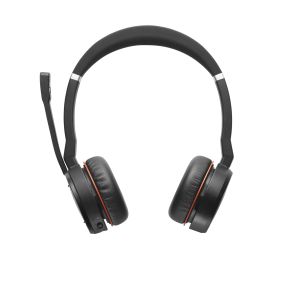 Jabra Evolve 75 SE/Stereo/ANC/BT/Bezdrať/MS/Stand/Čierna-červená 7599-842-199