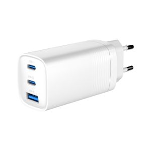 GEMBIRD PD nabíjačka 1xUSB-A 2xUSB-C 65W biela TA-UC-PDQC65-01-W