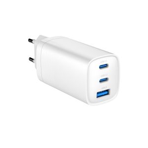 GEMBIRD PD nabíjačka 1xUSB-A 2xUSB-C 65W biela TA-UC-PDQC65-01-W