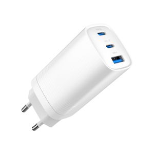 GEMBIRD PD nabíjačka 1xUSB-A 2xUSB-C 65W biela TA-UC-PDQC65-01-W