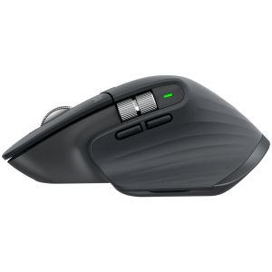 LOGITECH MX Master 3S/Kancelárska/Laserová/Pre pravákov/8 000 DPI/USB+BT/Grafitová 910-006582