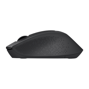 Logitech M330/Kancelárska/Optická/Pre pravákov/1 000 DPI/Bezdrôtová USB/Čierna 910-004909