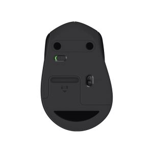 Logitech M330/Kancelárska/Optická/Pre pravákov/1 000 DPI/Bezdrôtová USB/Čierna 910-004909