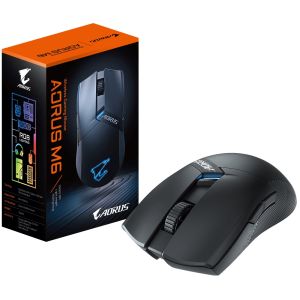 GIGABYTE Aorus M6/Herná/Optická/26 000 DPI/Bezdrôtová USB/Čierna GM-AORUS M6