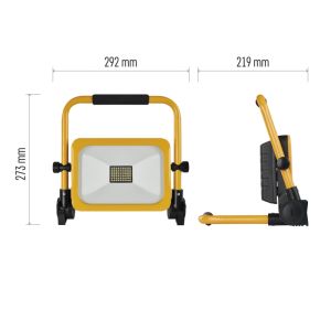 EMOS PRENOSNÝ NABÍJACÍ LED REFLEKTOR ACCO 30W,3000LM,IP54 1531283200