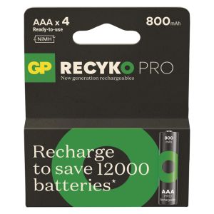 GP Nabíjací bat. ReCyko Pro AAA (HR03) 800mAh-4ks 1032124080