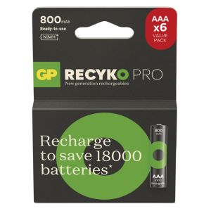 GP Nabíjací bat. ReCyko Pro AAA (HR03) 800mAh-6ks 1032126080
