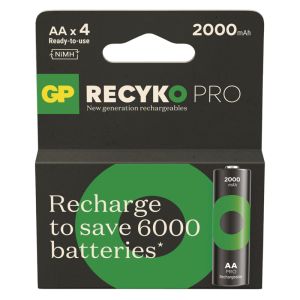 GP Nabíjací bat. ReCyko Pro AA (HR6) 2000mAh - 4ks 1032224200