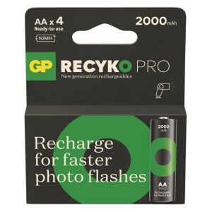 GP Nabíjací ReCyko Pro Photo Flash AA 2000mAh-4ks 1032224201