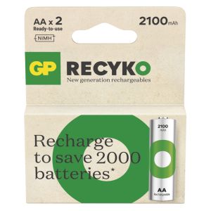 GP Nabíjací bat. ReCyko 2100 AA (HR6) - 2ks 1032222211