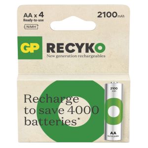 GP Nabíjací bat. ReCyko 2100 AA (HR6) - 4ks 1032224210