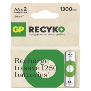 GP Nabíjací bat. ReCyko 1300 AA (HR6) - 2ks 1032222131