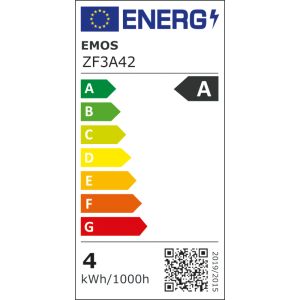 EMOS LED FLM CANDLE 3,8 W (60 W) 806lm E14 WW A CLASS 1525741258