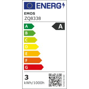 EMOS LED CLS MR16 3W (40W) 535lm GU10 NW A CLASS 1525730423