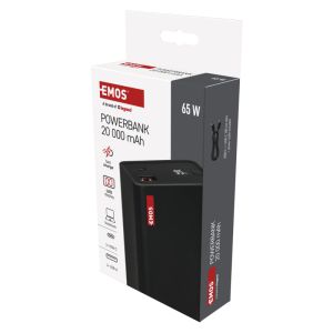 EMOS PWB NTBF20 20000 MAH 65W PD 1×USB-C 1×USB-A 1613056000