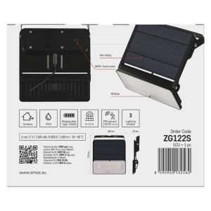 LED SOLÁRNY REFLEKTOR SOLO 1600LM IP54 NW 1552122000