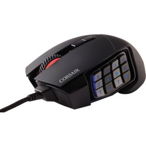 CORSAIR Scimitar Elite/Herná/Optická/Pre pravákov/18 000 DPI/Drôtová USB/Čierna CH-9304211-EU