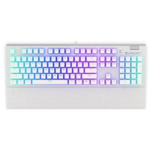 Endorfy Omnis Pudding Brown/Drôtové USB-A/US layout/Biela EY5A035