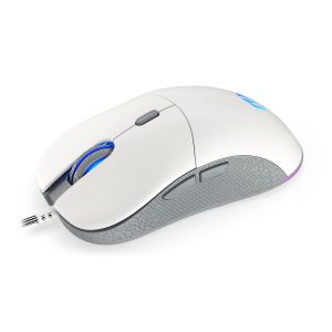 Endorfy GEM/Herná/Optická/Pre pravákov/8 000 DPI/Drôtové USB-A/Biela EY6A012