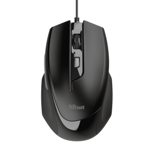 TRUST VOCA/Kancelárska/Optická/Pre pravákov/2 400 DPI/Drôtová USB/Čierna 23650