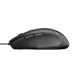 TRUST VOCA/Kancelárska/Optická/Pre pravákov/2 400 DPI/Drôtová USB/Čierna 23650