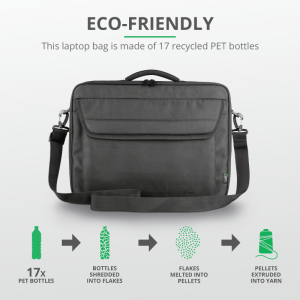 TRUST ATLANTA LAPTOP BAG 15.6" ECO 24189