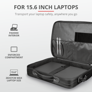 TRUST ATLANTA LAPTOP BAG 15.6" ECO 24189