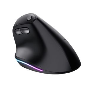 TRUST Bayo/Vertikálna/Optická/Pre pravákov/2 400 DPI/Bezdrôtová USB/Čierna 24731