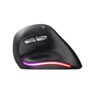TRUST Bayo/Vertikálna/Optická/Pre pravákov/2 400 DPI/Bezdrôtová USB/Čierna 24731